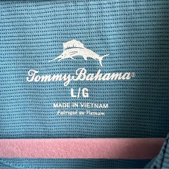 Tommy Bahama blue Breezeway Spectator Polo shirt Size Large - Picture 5 of 7